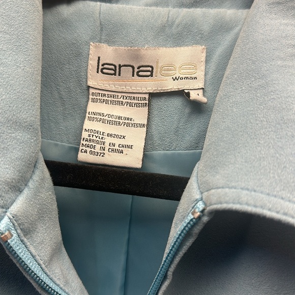 Lana Lee Slate Blue Zip-up Blazer 🩵 - Picture 2 of 5